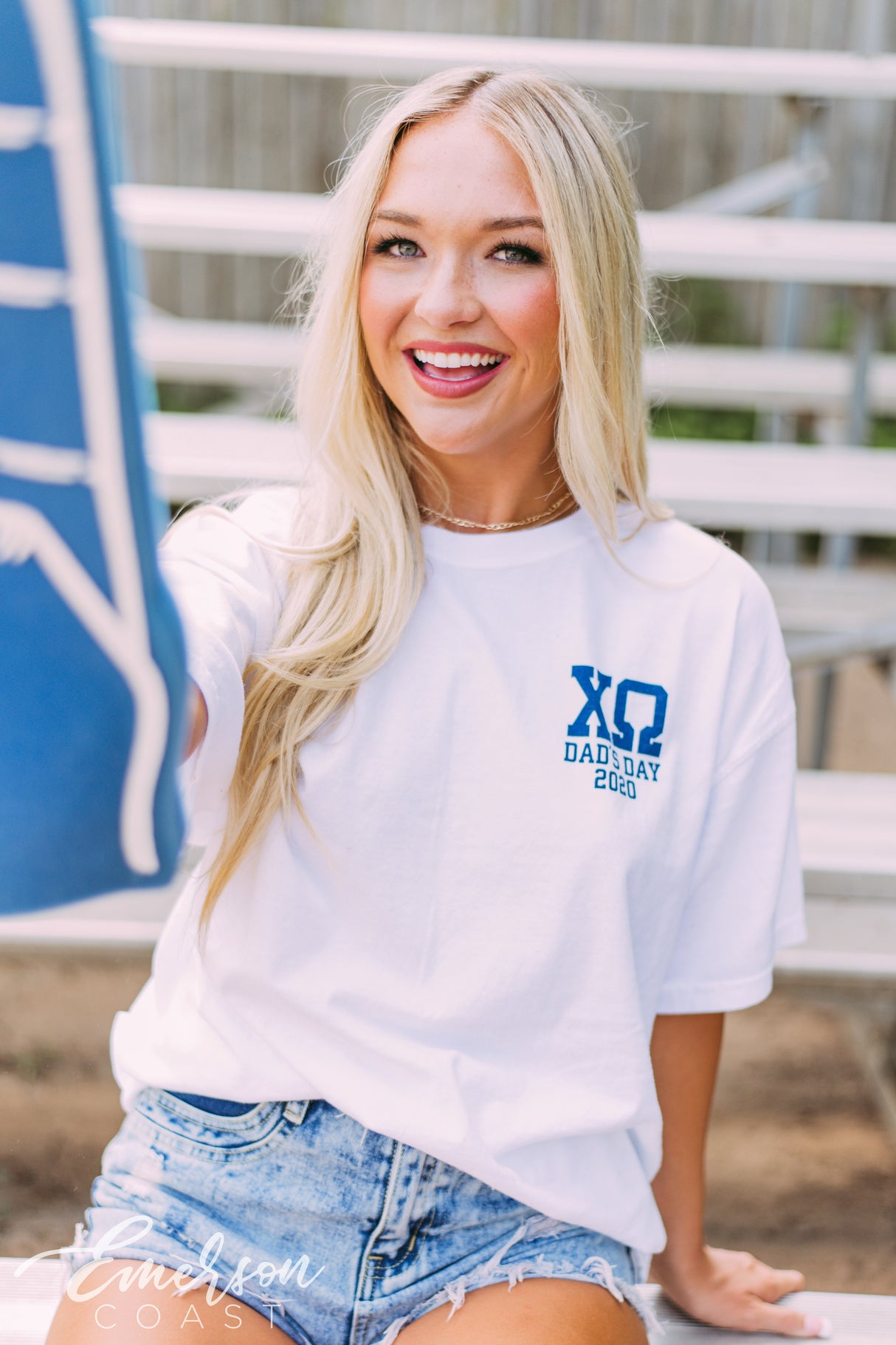 Chi Omega Dad's Weekend Jersey Tee
