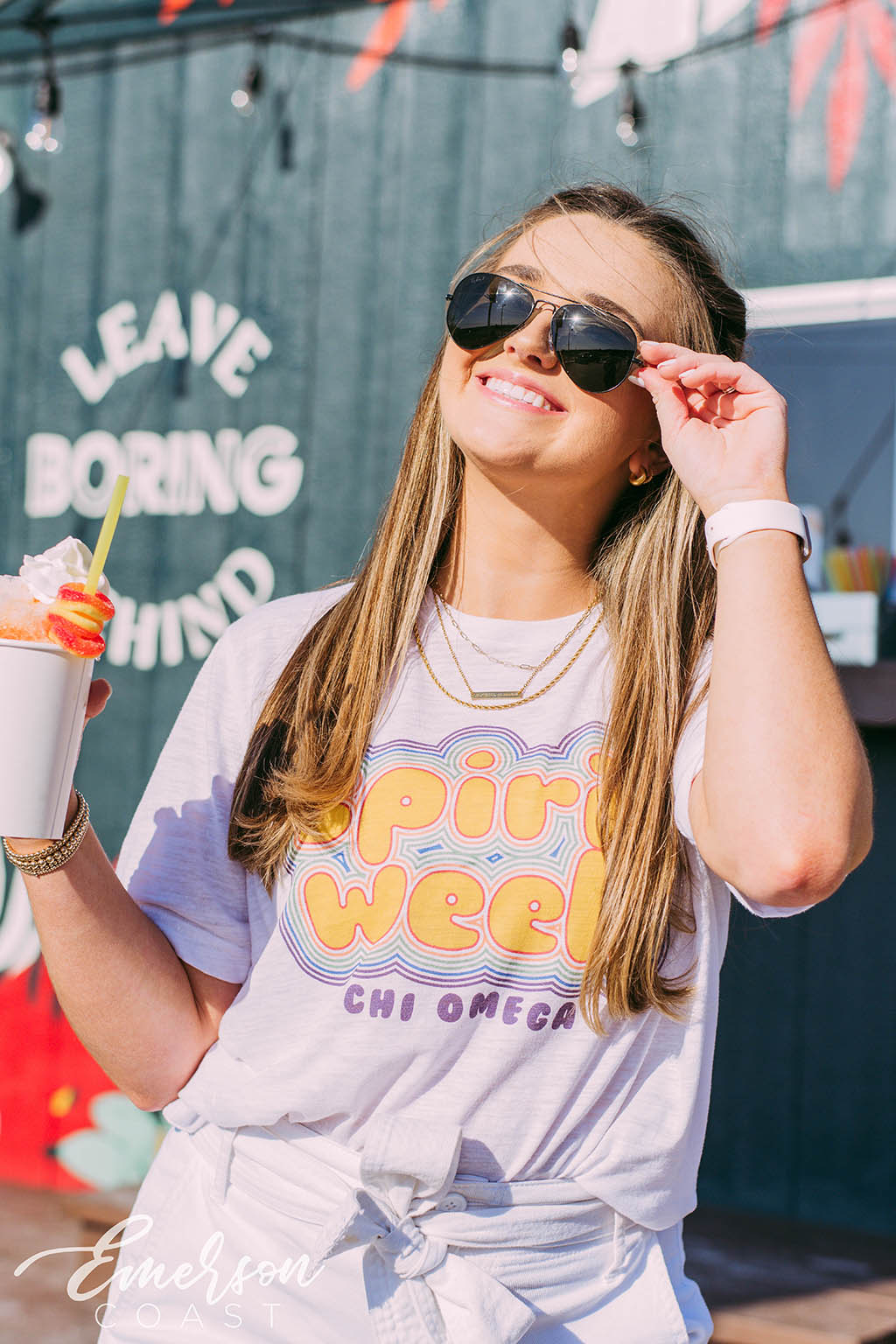 Chi Omega Spirit Week Slub Tee
