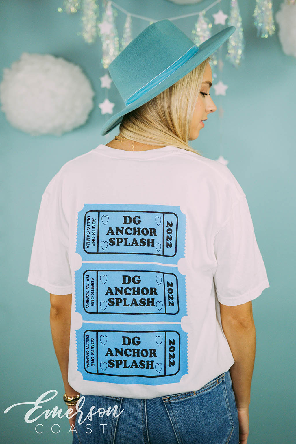 Delta Gamma Anchor Splash Ticket Tee