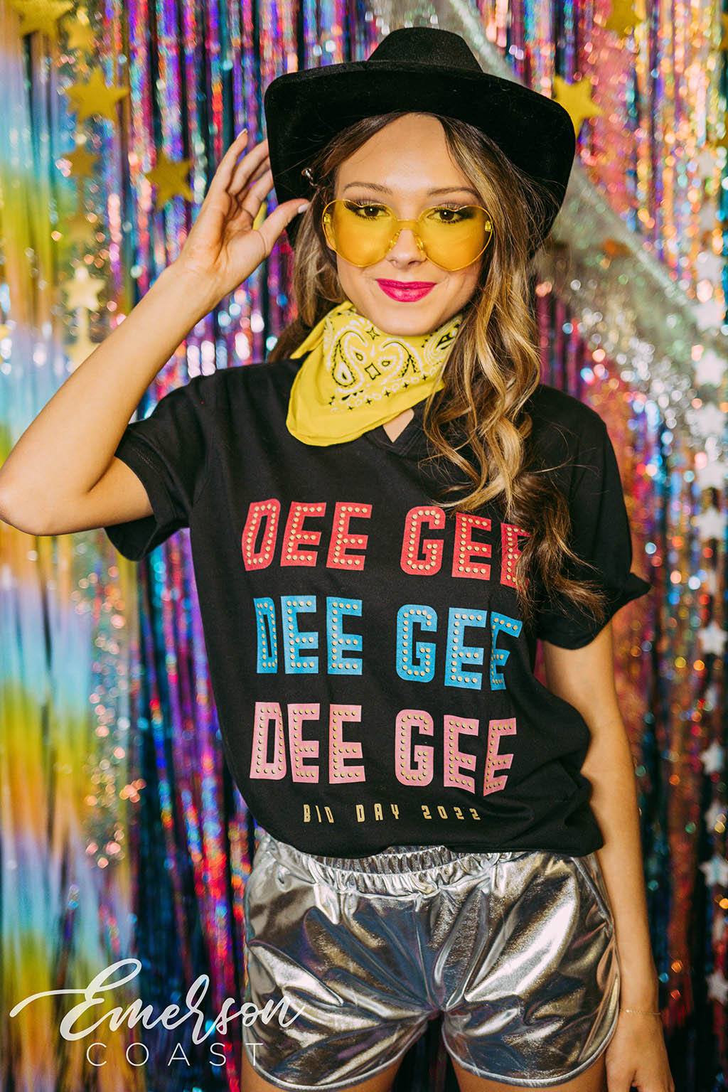 Delta Gamma Arcade Bid Day Notch Tee