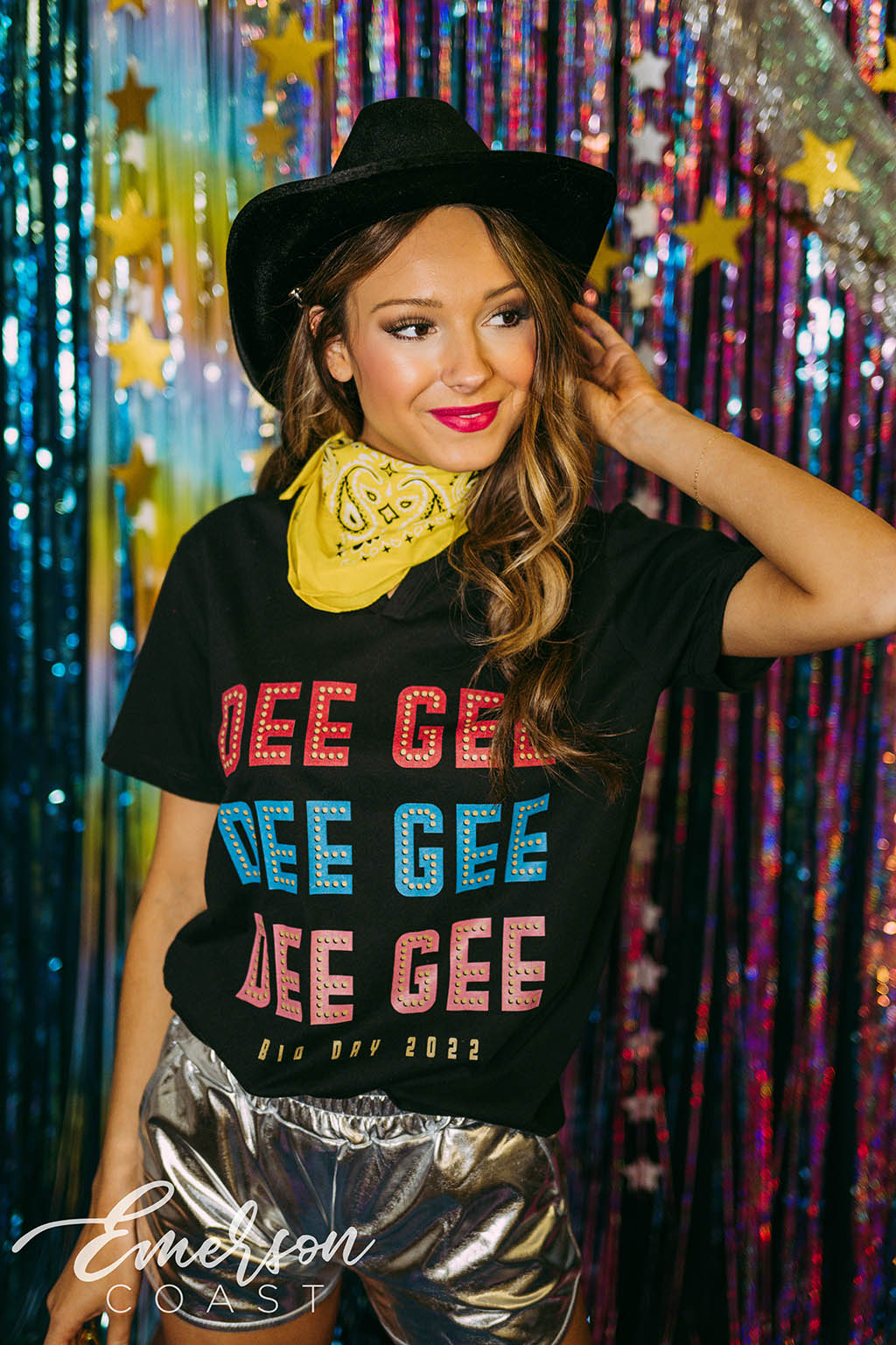 Delta Gamma Arcade Bid Day Notch Tee