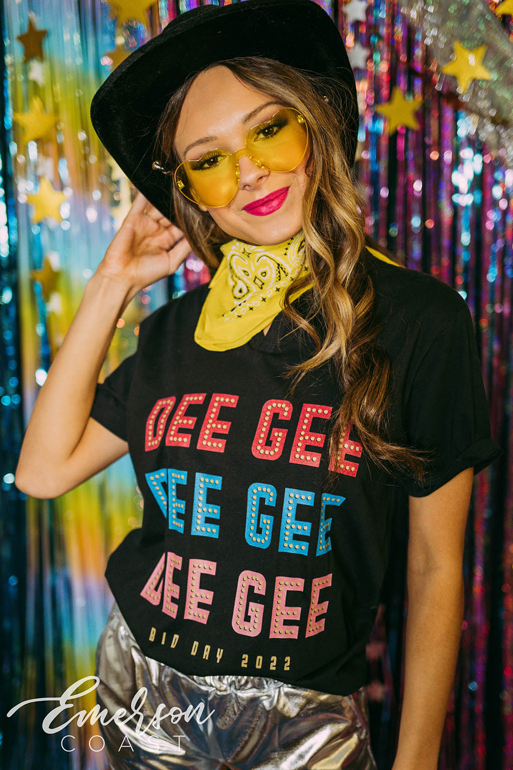 Delta Gamma Arcade Bid Day Notch Tee