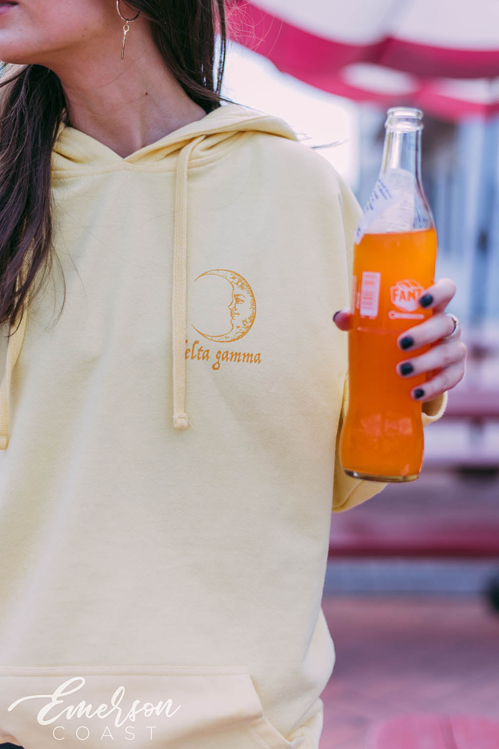 Delta Gamma Crescent Moon Hoodie