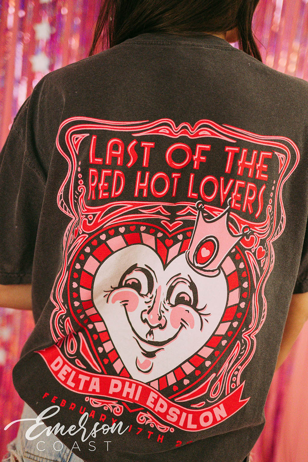 Delta Phi Epsilon Last Of The Red Hot Lovers Date Party Tee