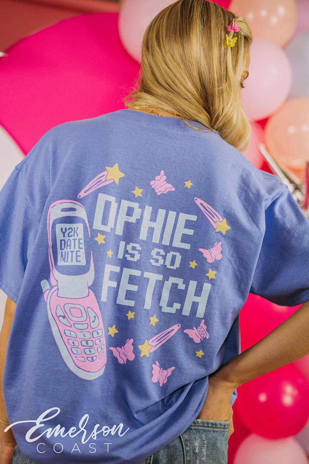 Delta Phi Epsilon Y2K Date Party Tee