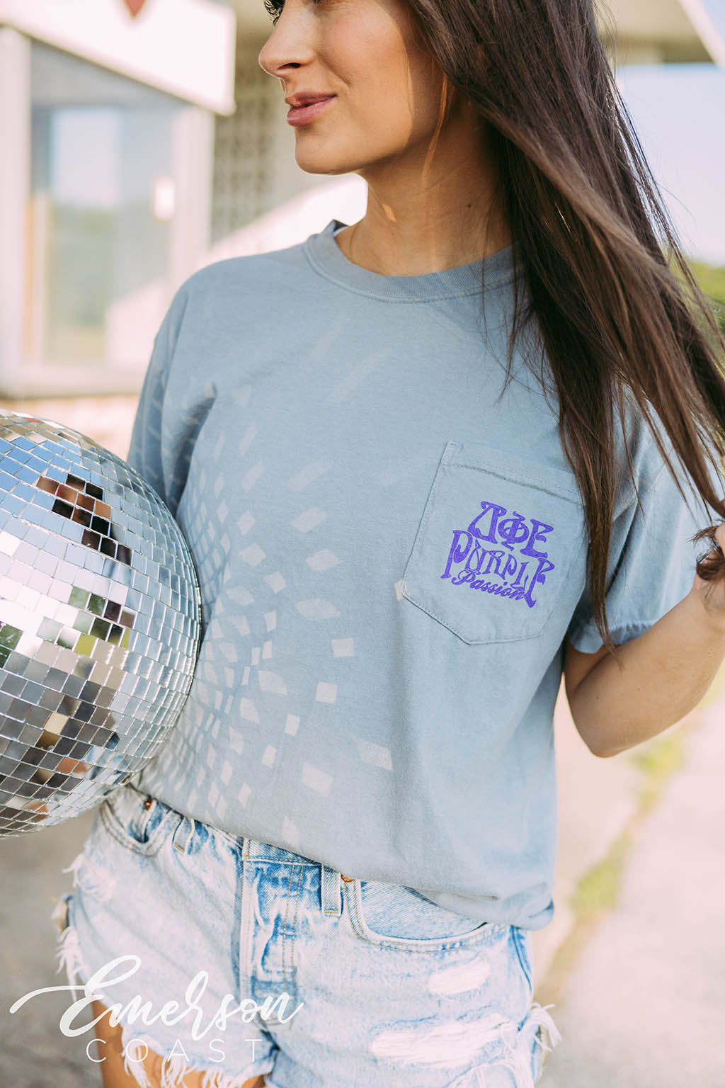 Delta Phi Epsilon Purple Passion Tee