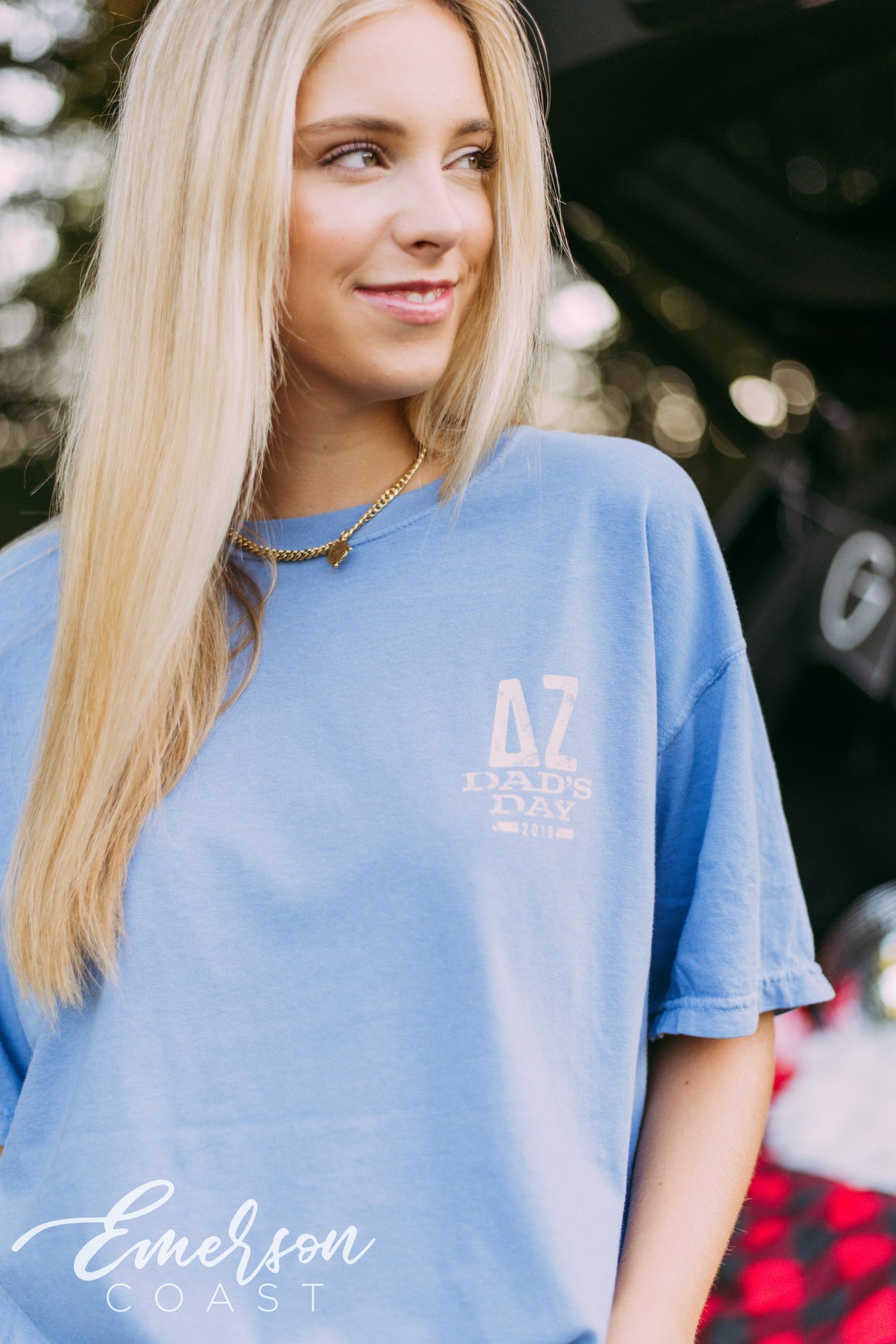 Delta Zeta Mountains Dads Day Tee