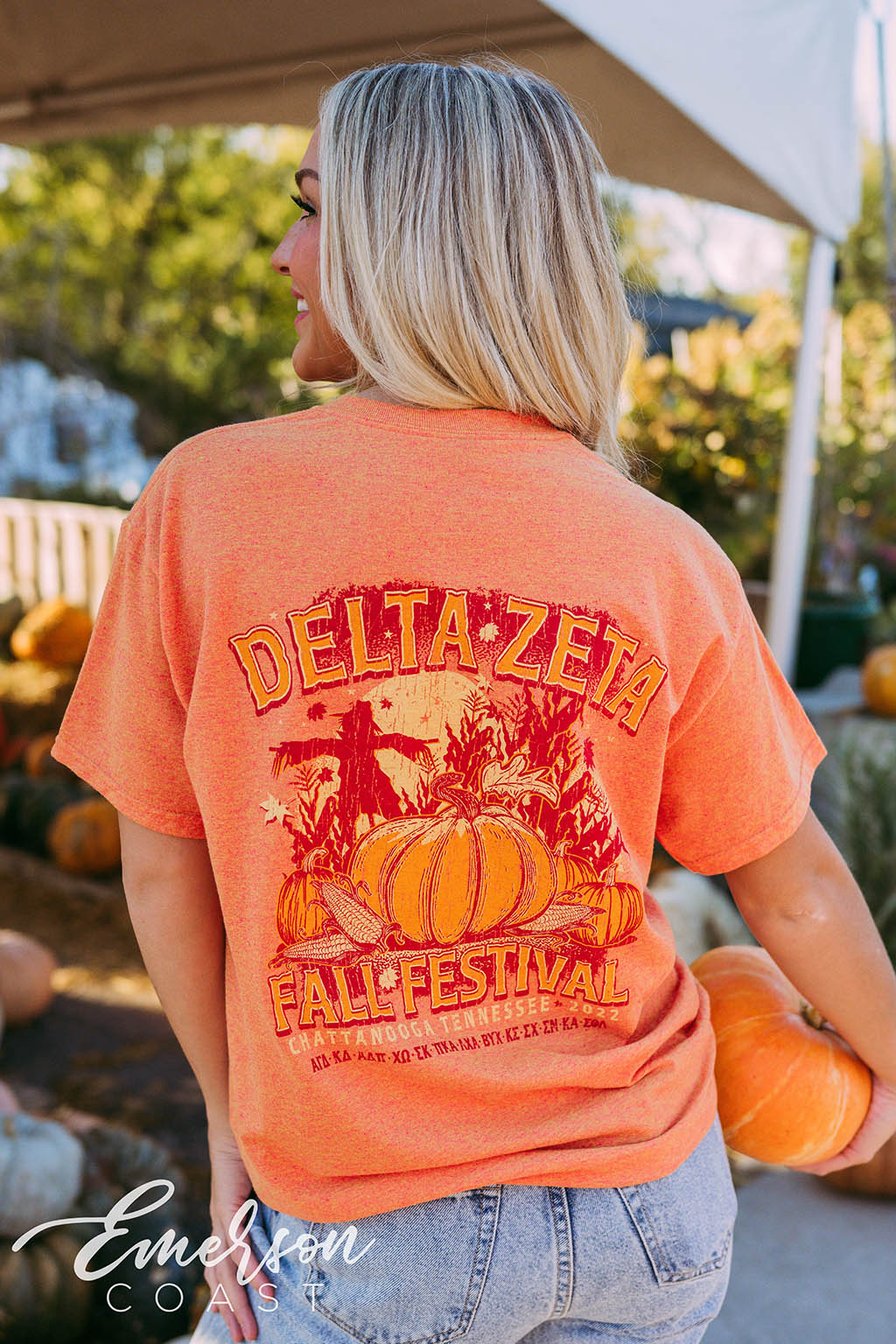 Delta Zeta Fall Festival Pumpkin Tee