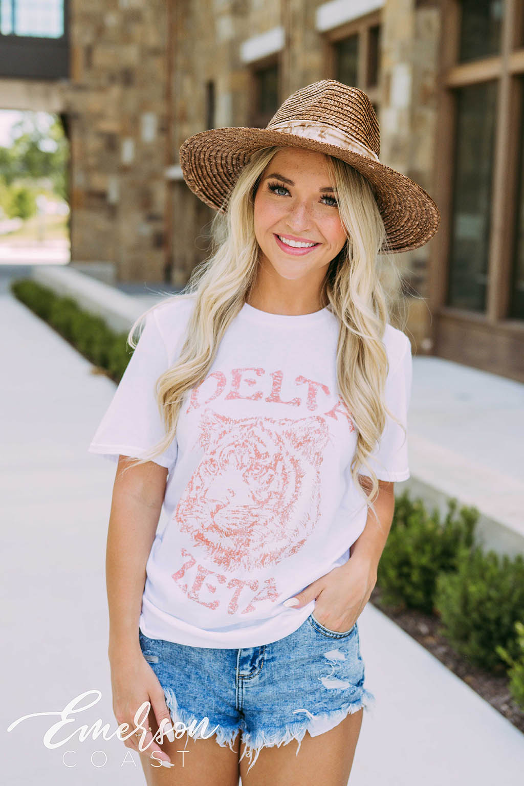 Delta Zeta PR Tiger Head Tee
