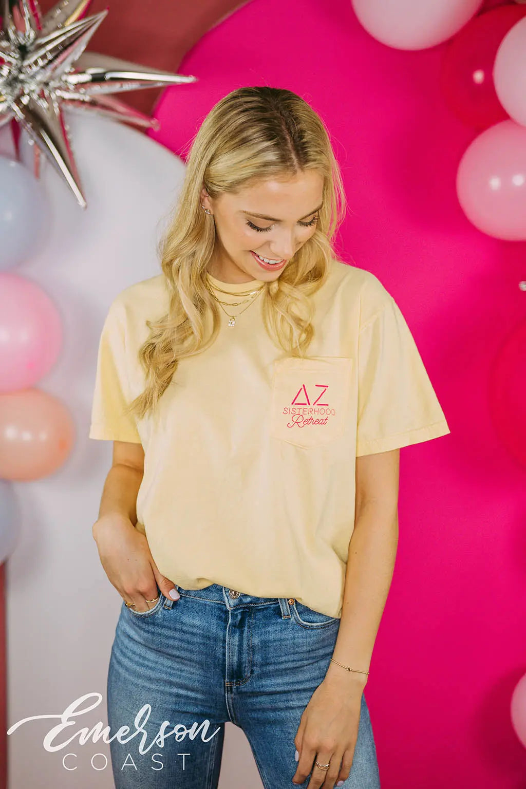 Delta Zeta Hollywood Sisterhood Retreat Tee