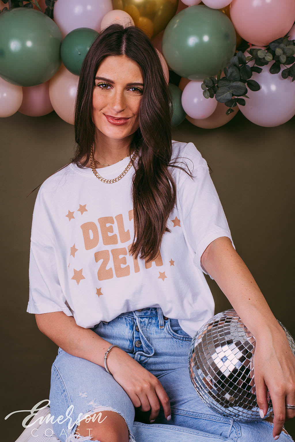 Delta Zeta Stars Recruitment T-shirt