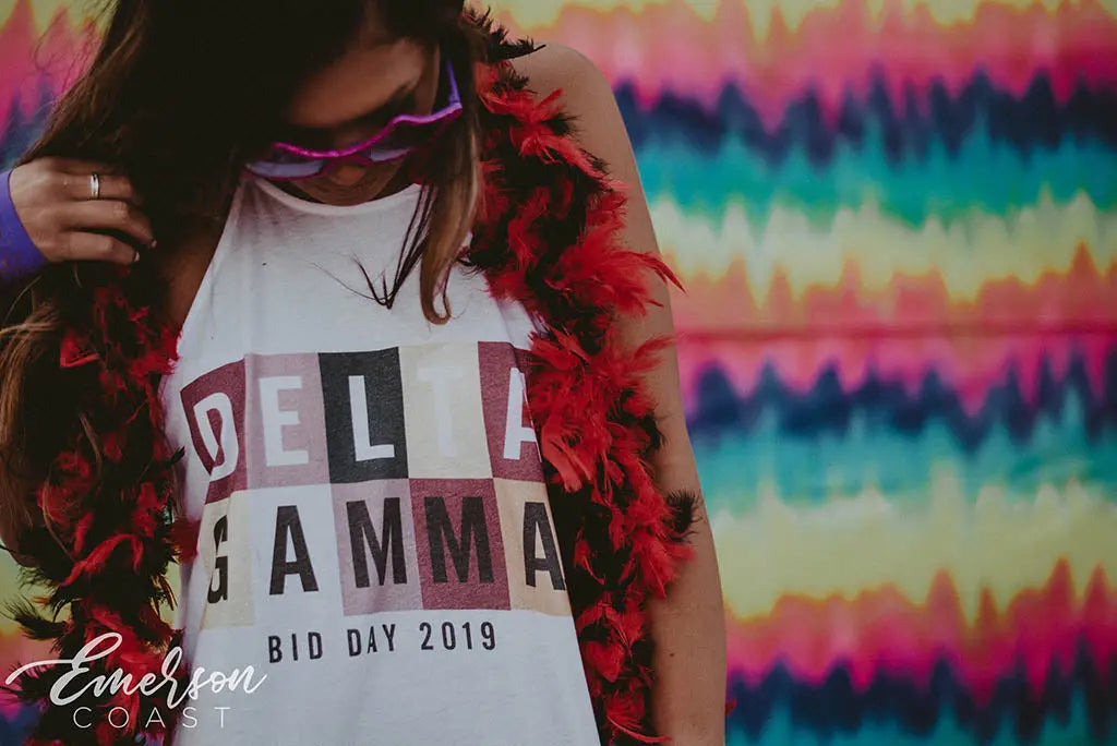 Delta Gamma Spice Girls Bid Day Tank