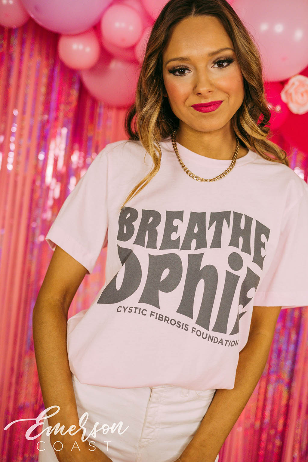 Breathe DPhiE Cystic Fibrosis Foundation Tee