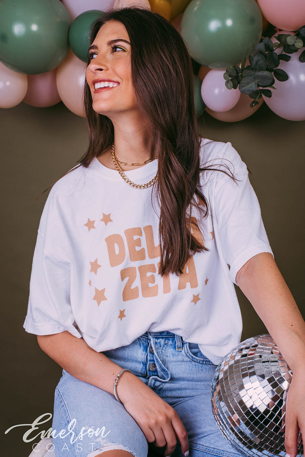 Delta Zeta Stars Recruitment T-shirt