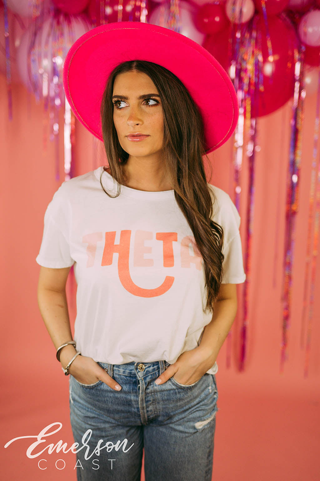 Theta Colorful Recruitment Tee