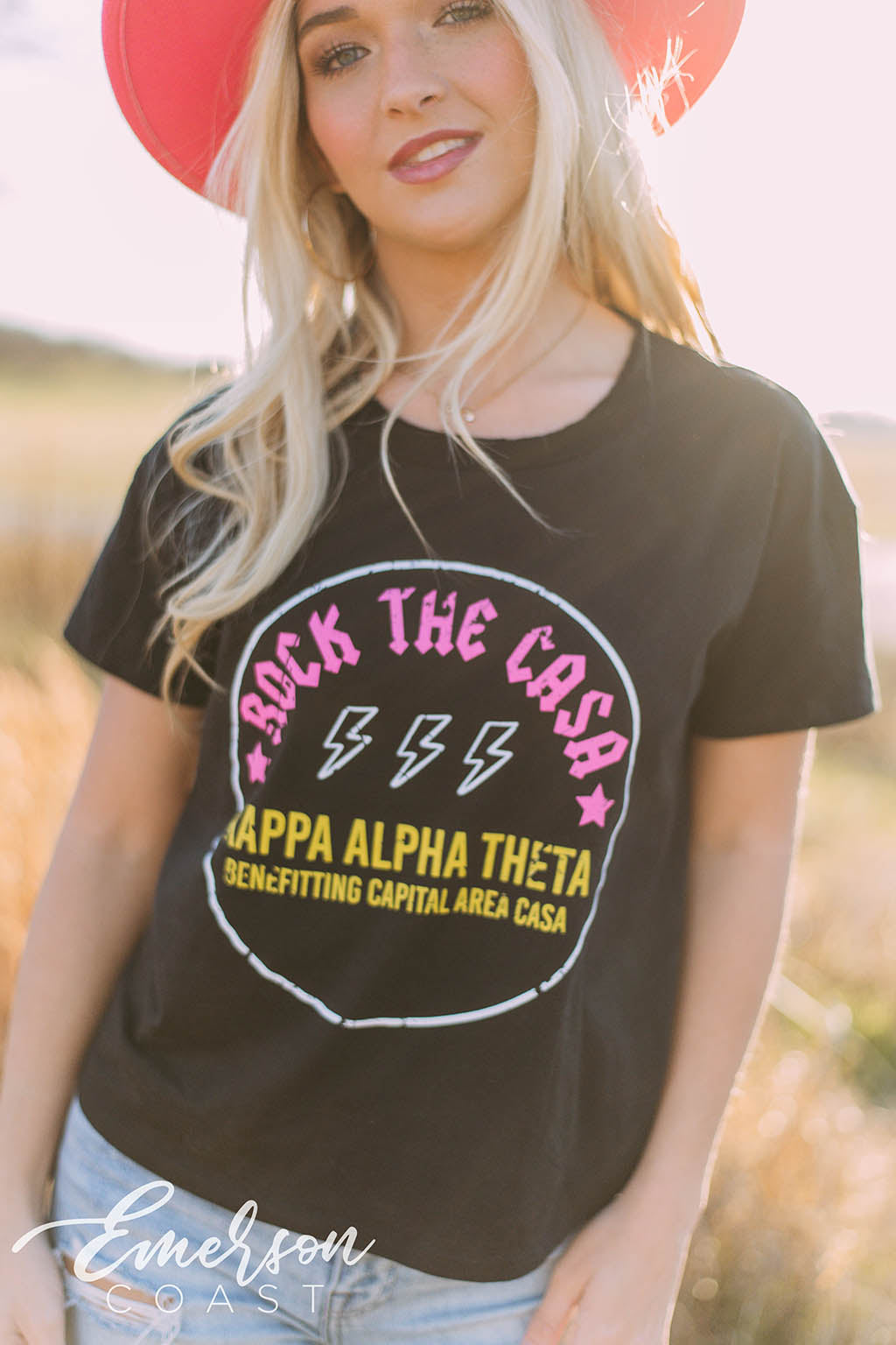 Theta Rock The Casa Philanthropy Tee