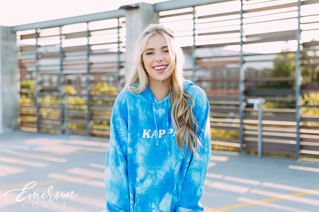 Kappa Blue Tie Dye PR Hoodie