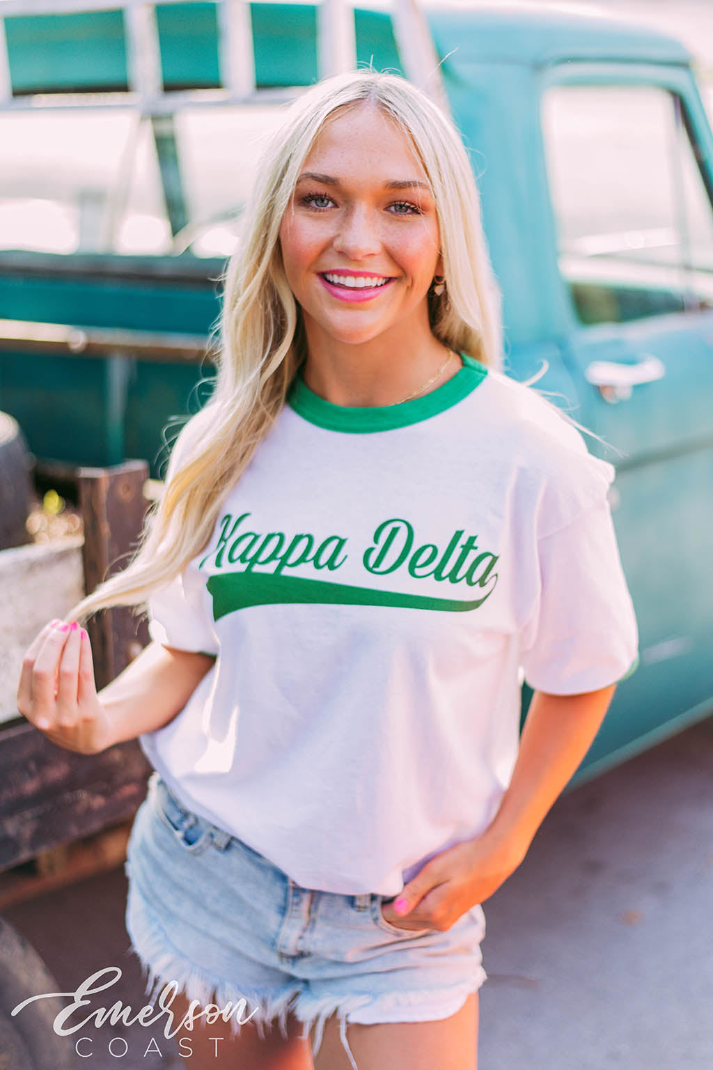 Kappa Delta Vintage Ringer Tee