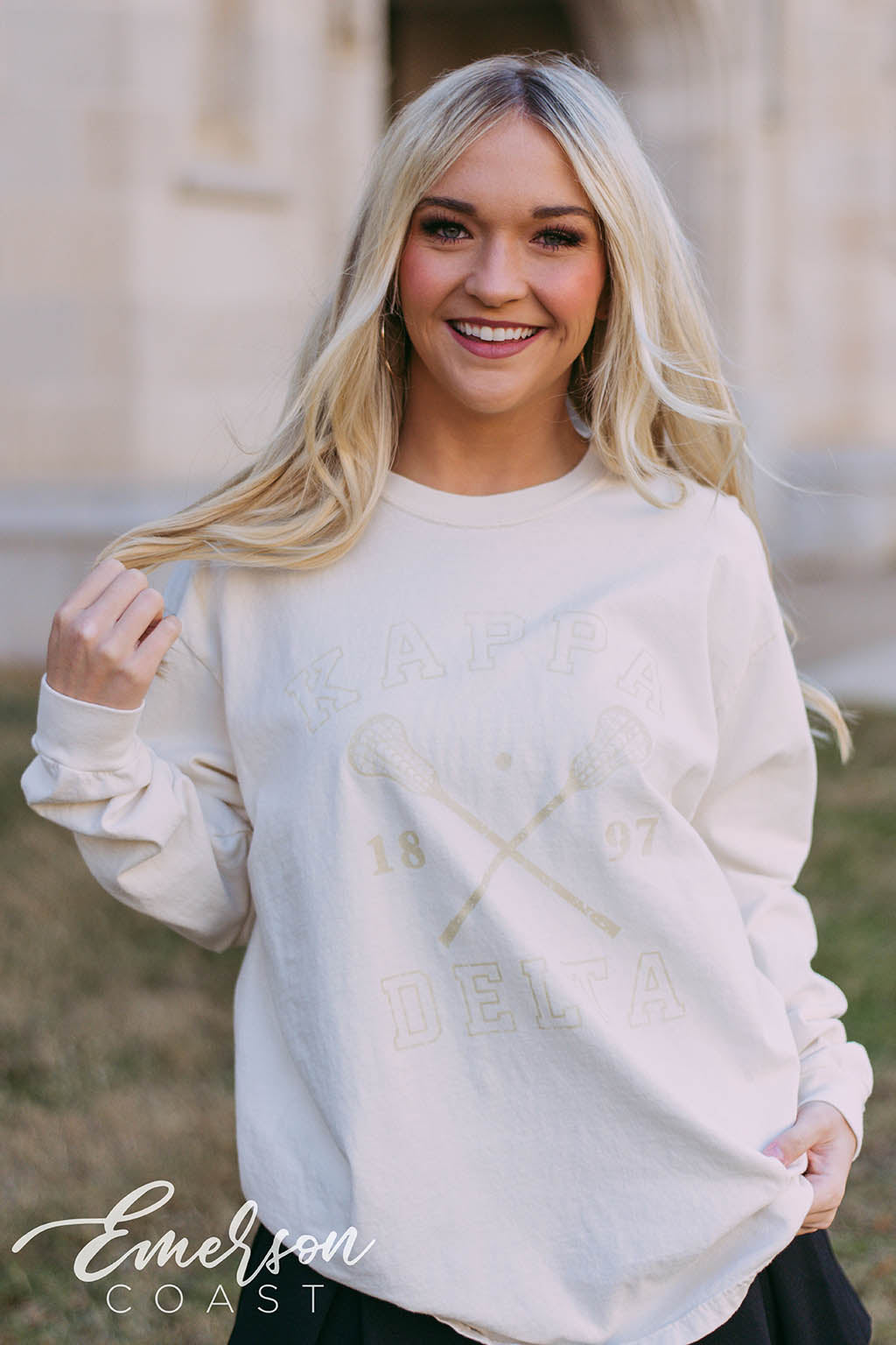 Kappa Delta Vintage Lacrosse Tee