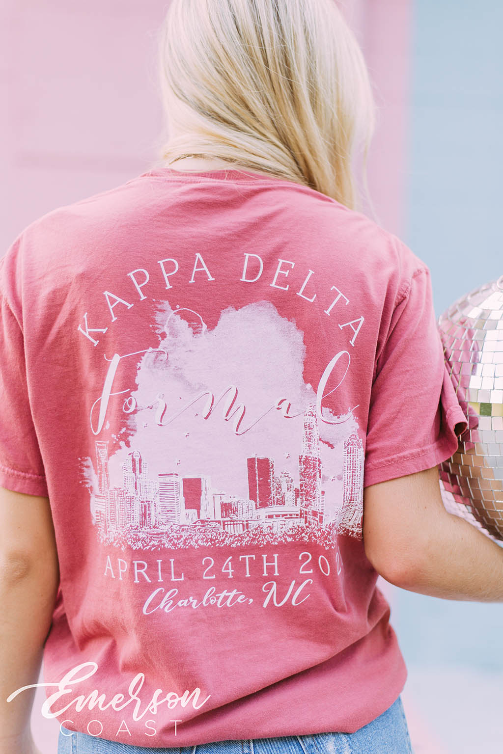 Kappa Delta Charlotte, NC Skyline Formal Tee