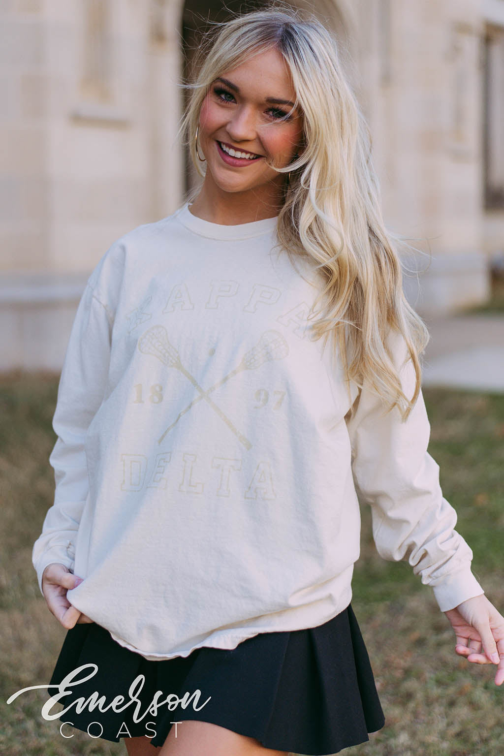 Kappa Delta Vintage Lacrosse Tee