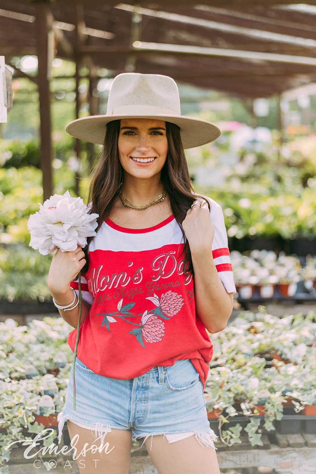 Kappa Kappa Gamma Floral Mom's Day Jersey Tee