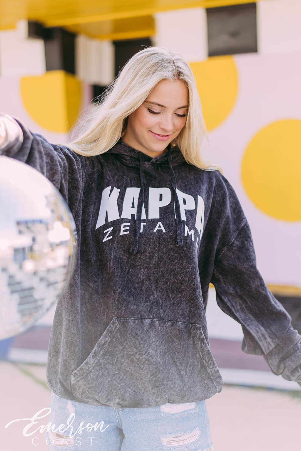 Kappa Star Mineral Wash Hoodie