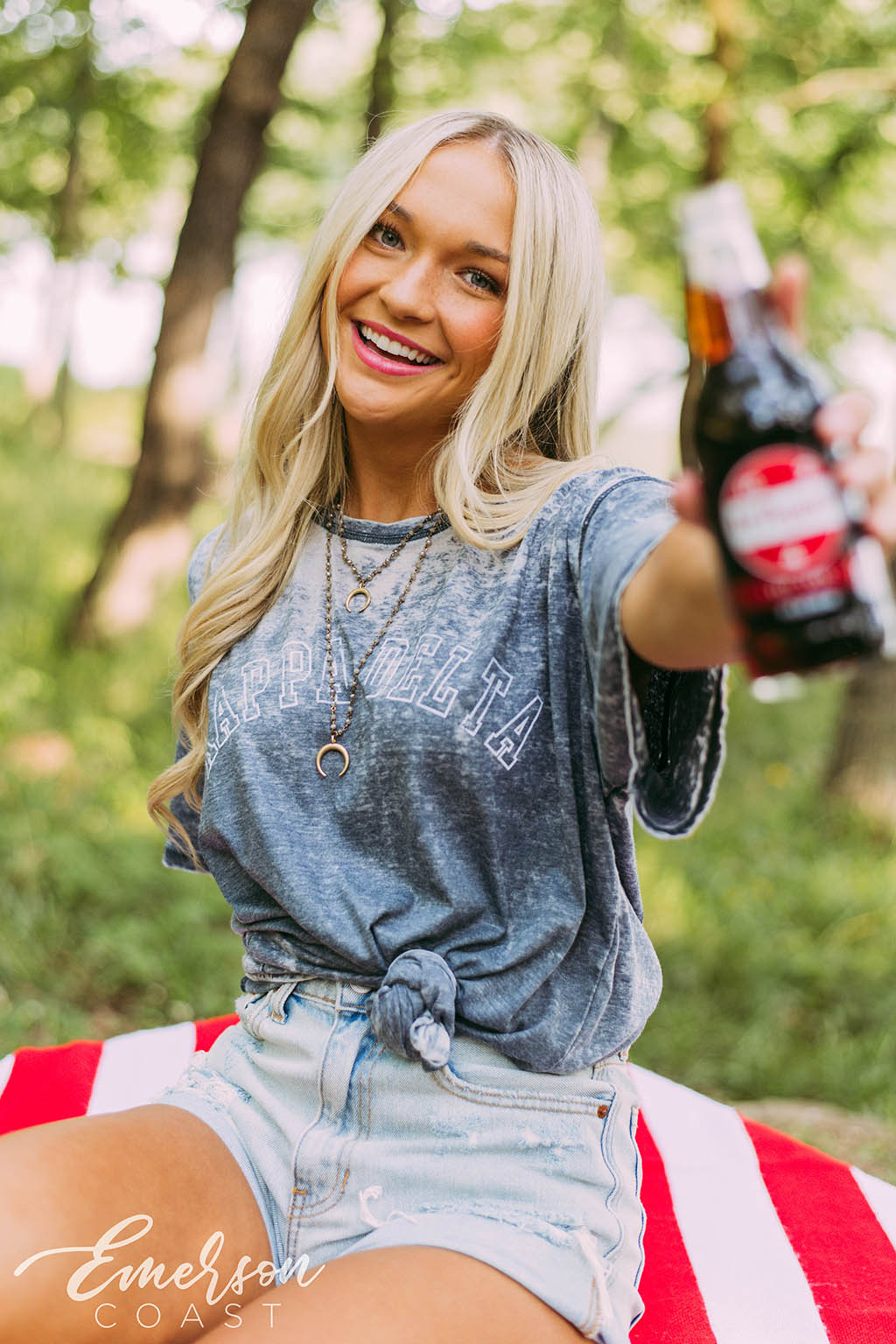 Kappa Delta Grey Acid Wash T-Shirt