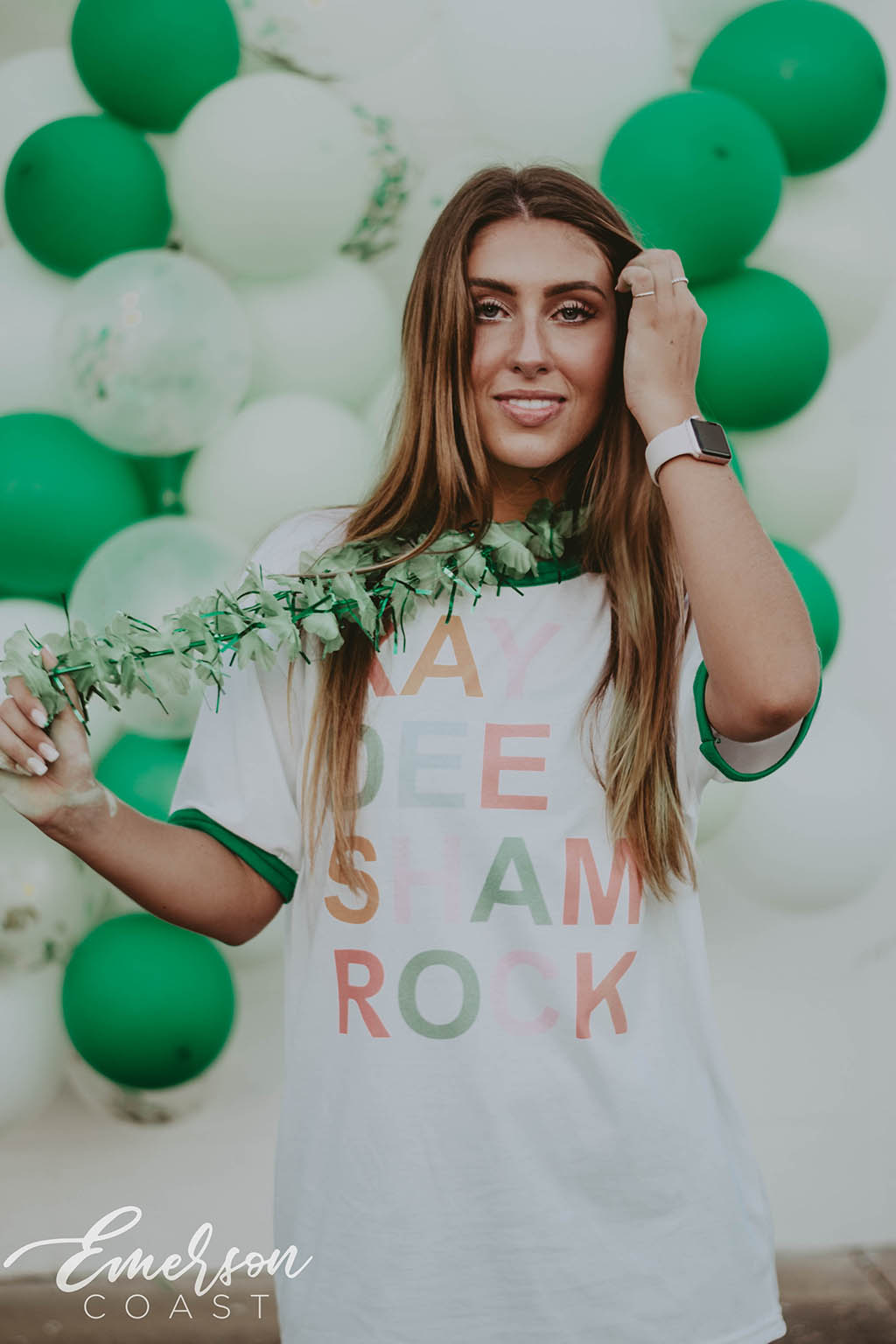 KayDee Shamrock Ringer T-shirt
