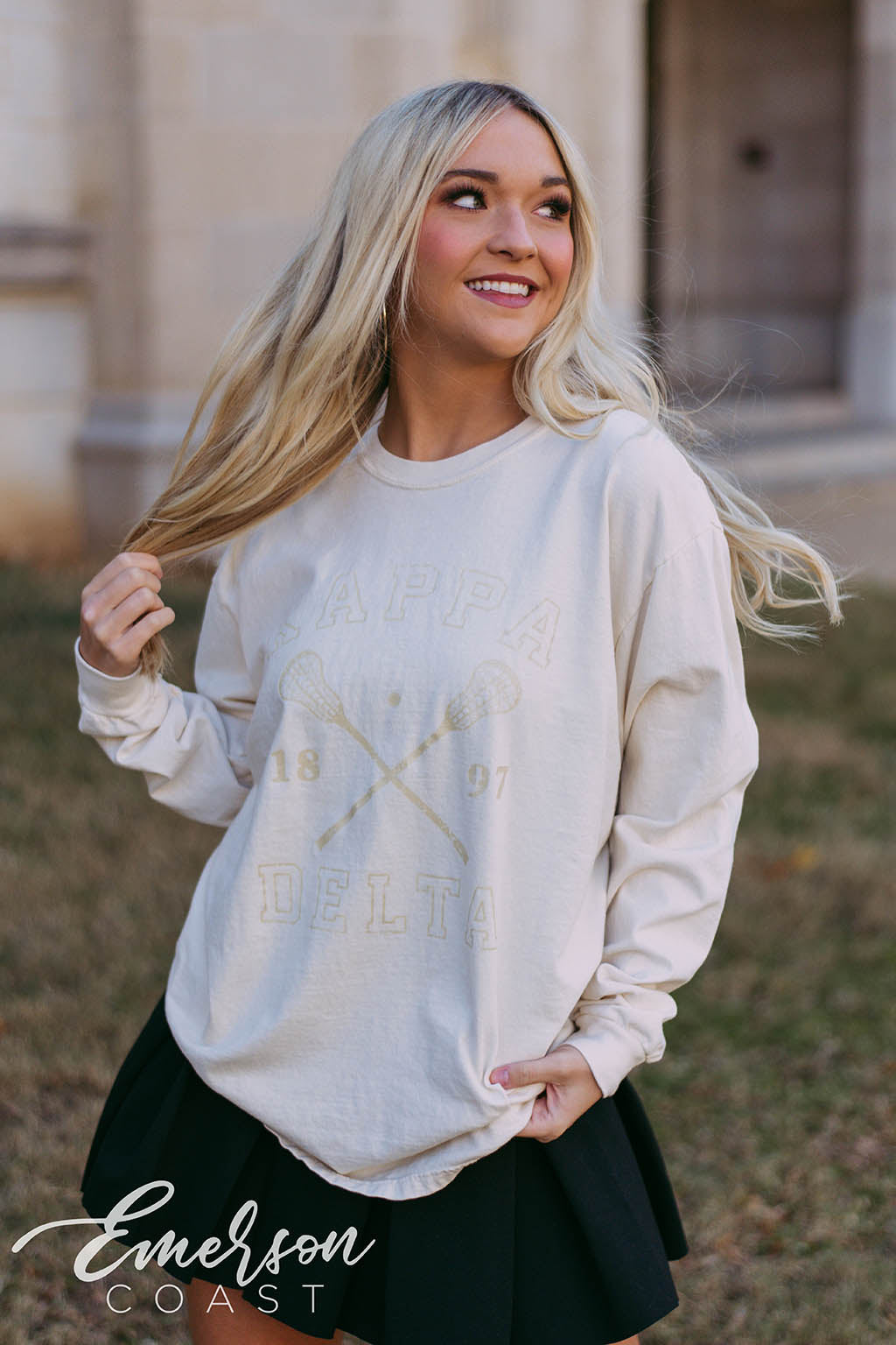 Kappa Delta Vintage Lacrosse Tee