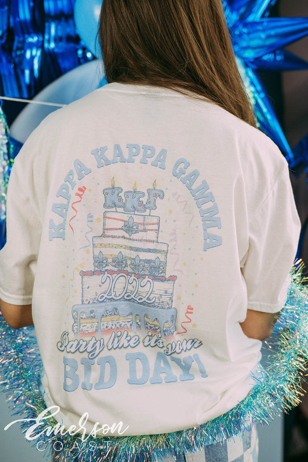 Kappa Kappa Gamma Bid Day Birthday Party Tee