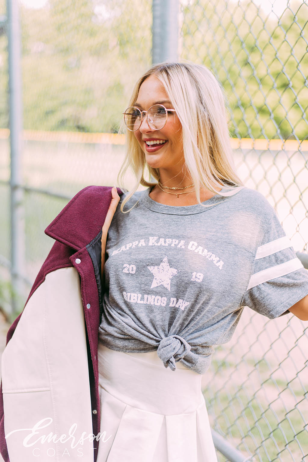 Kappa Kappa Gamma Siblings Day Jersey Tee