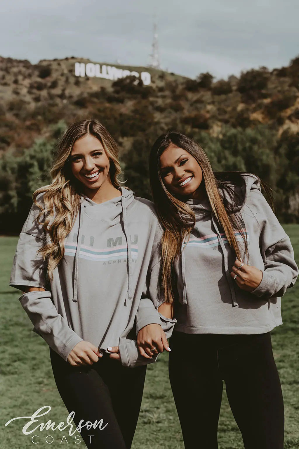 Phi Mu PR Cropped Hoodie