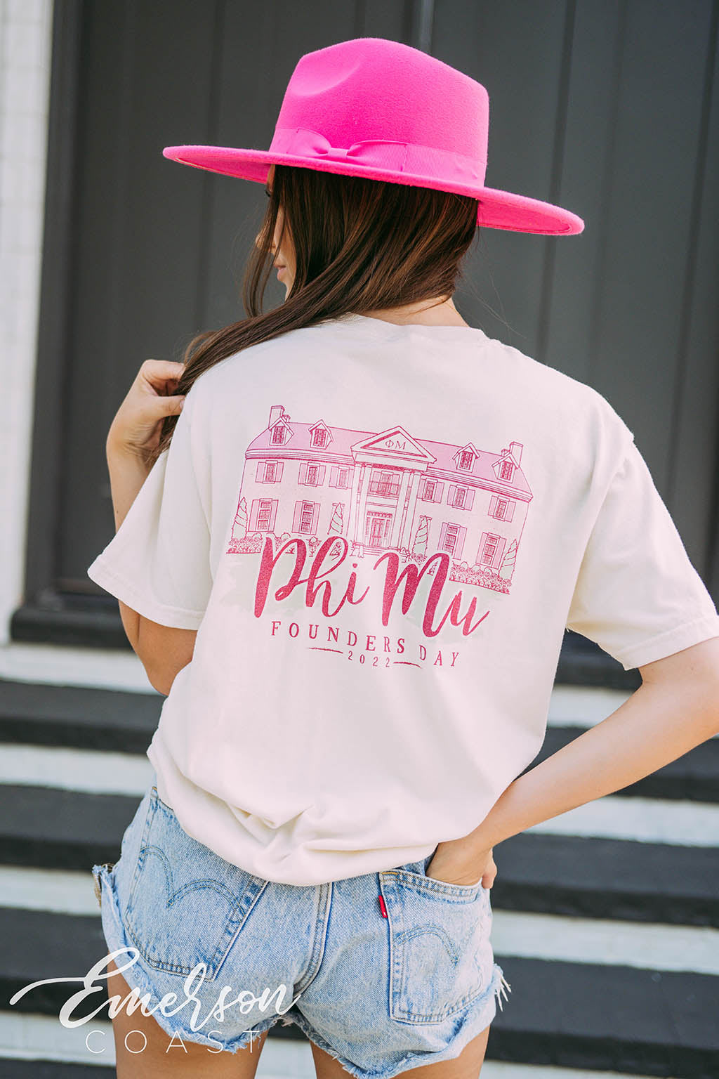 Phi Mu Founders Day Chapter House Tee