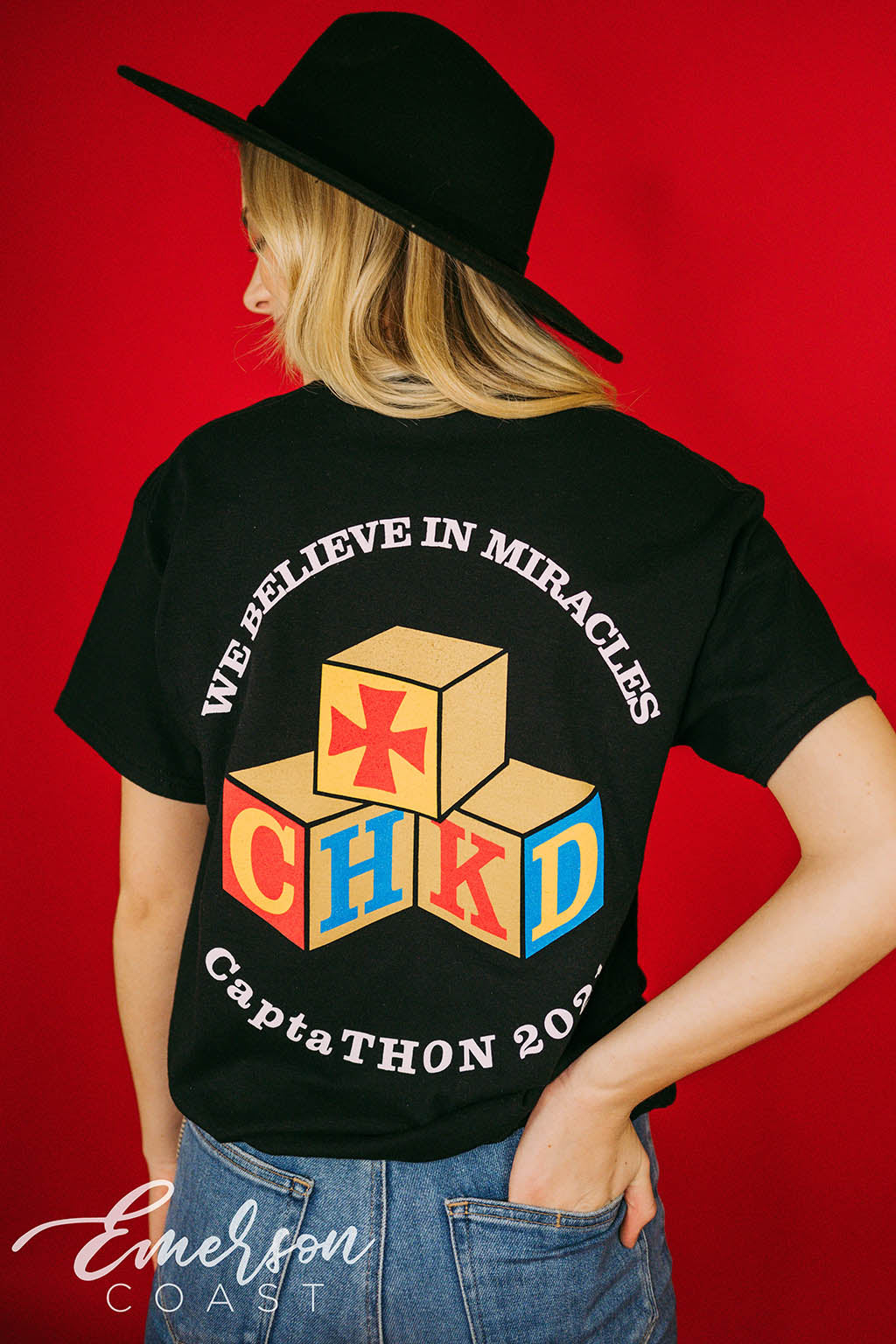 Phi Mu We Believe In Miracles CaptaTHON Tee