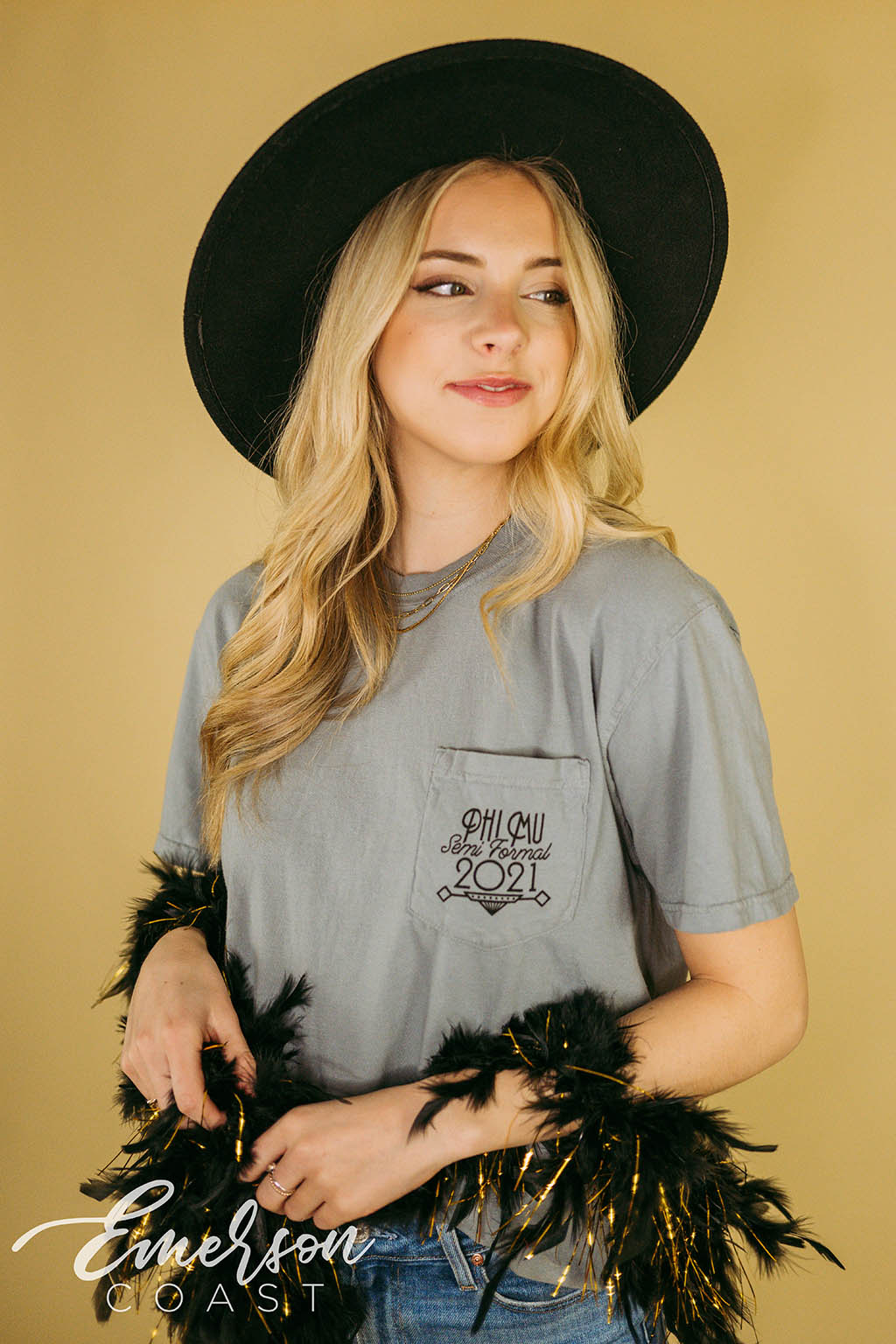 Phi Mu Old Hollywood Chic Semi Formal T-shirt