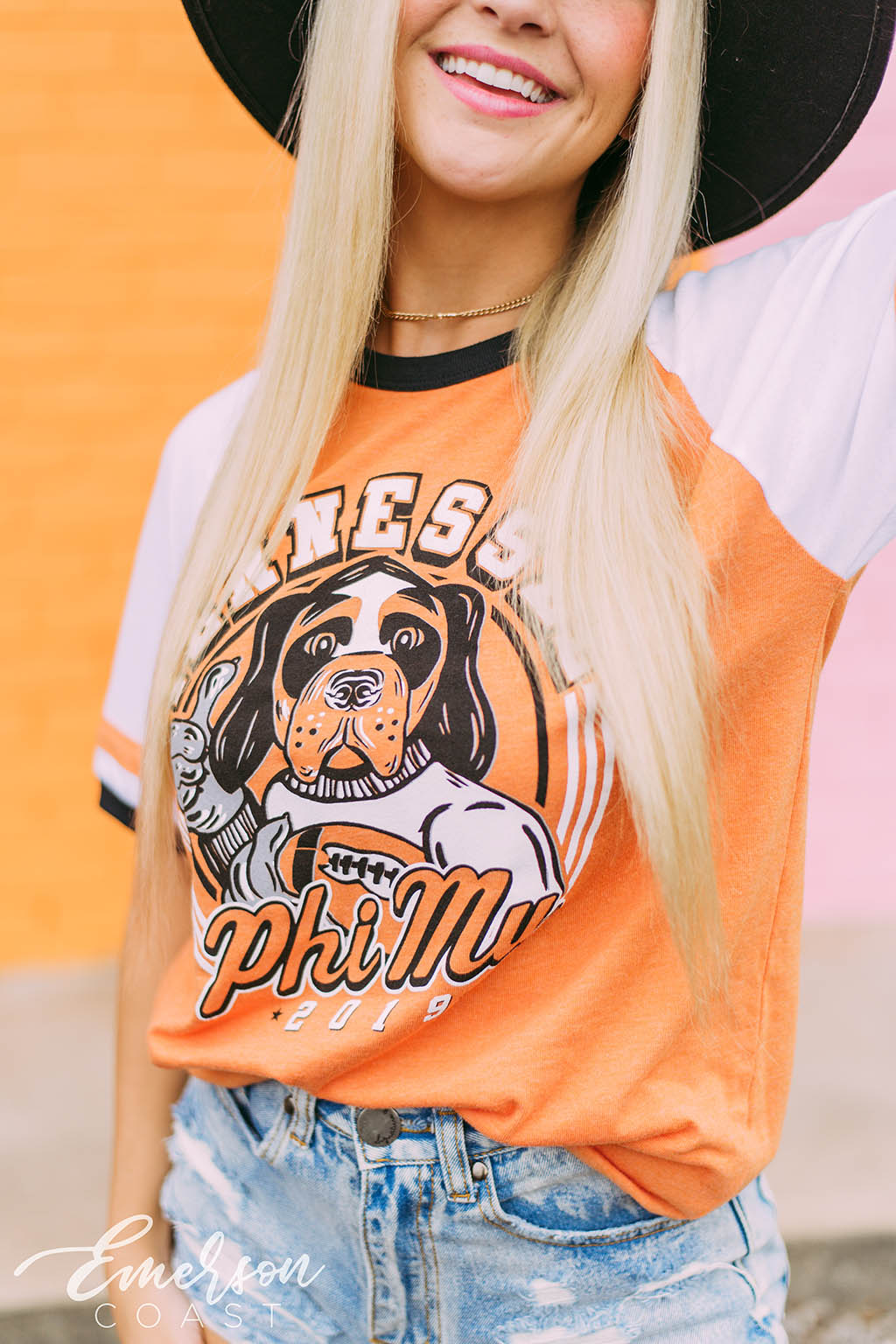 Phi Mu Tennessee Ringer Tee