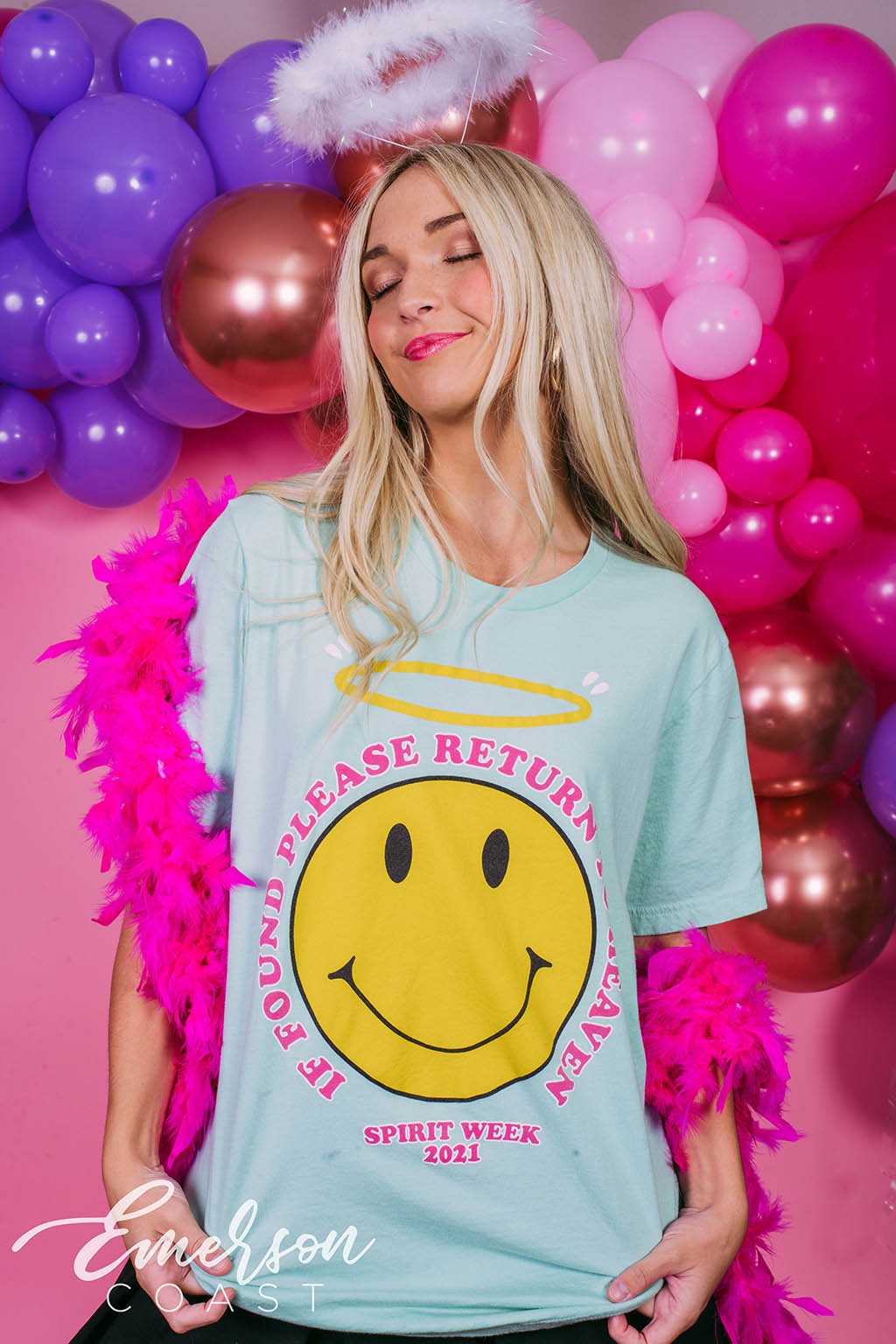 Pi Phi If Found Please Return To Heaven Spirit Week Tee