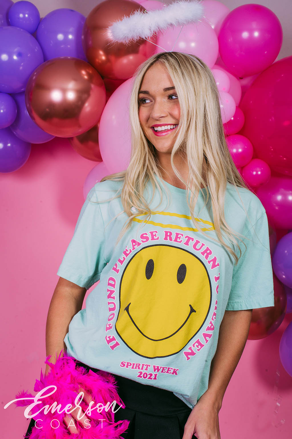 Pi Phi If Found Please Return To Heaven Spirit Week Tee