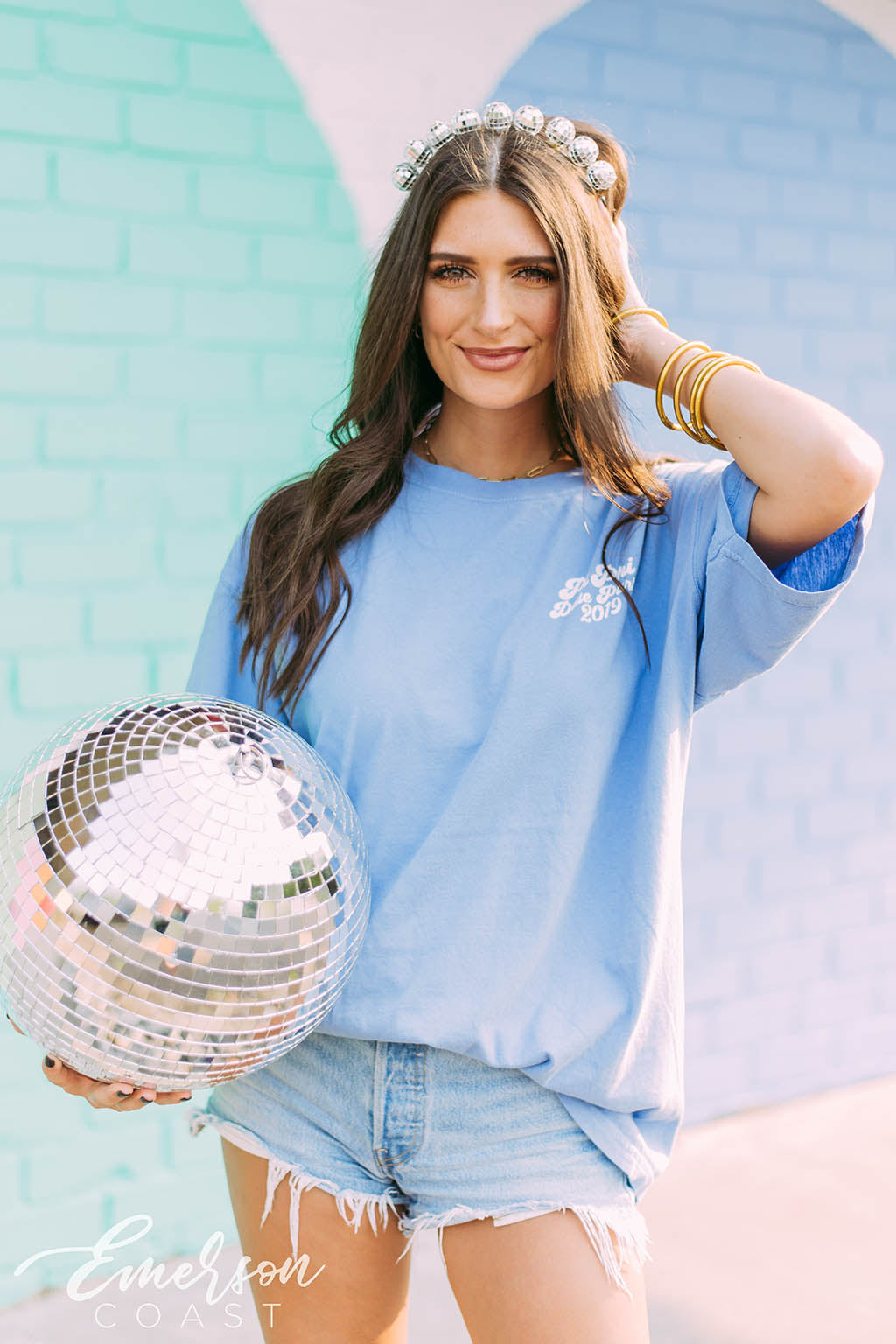 Pi Phi Through The Decades Date Party Pocket Tee