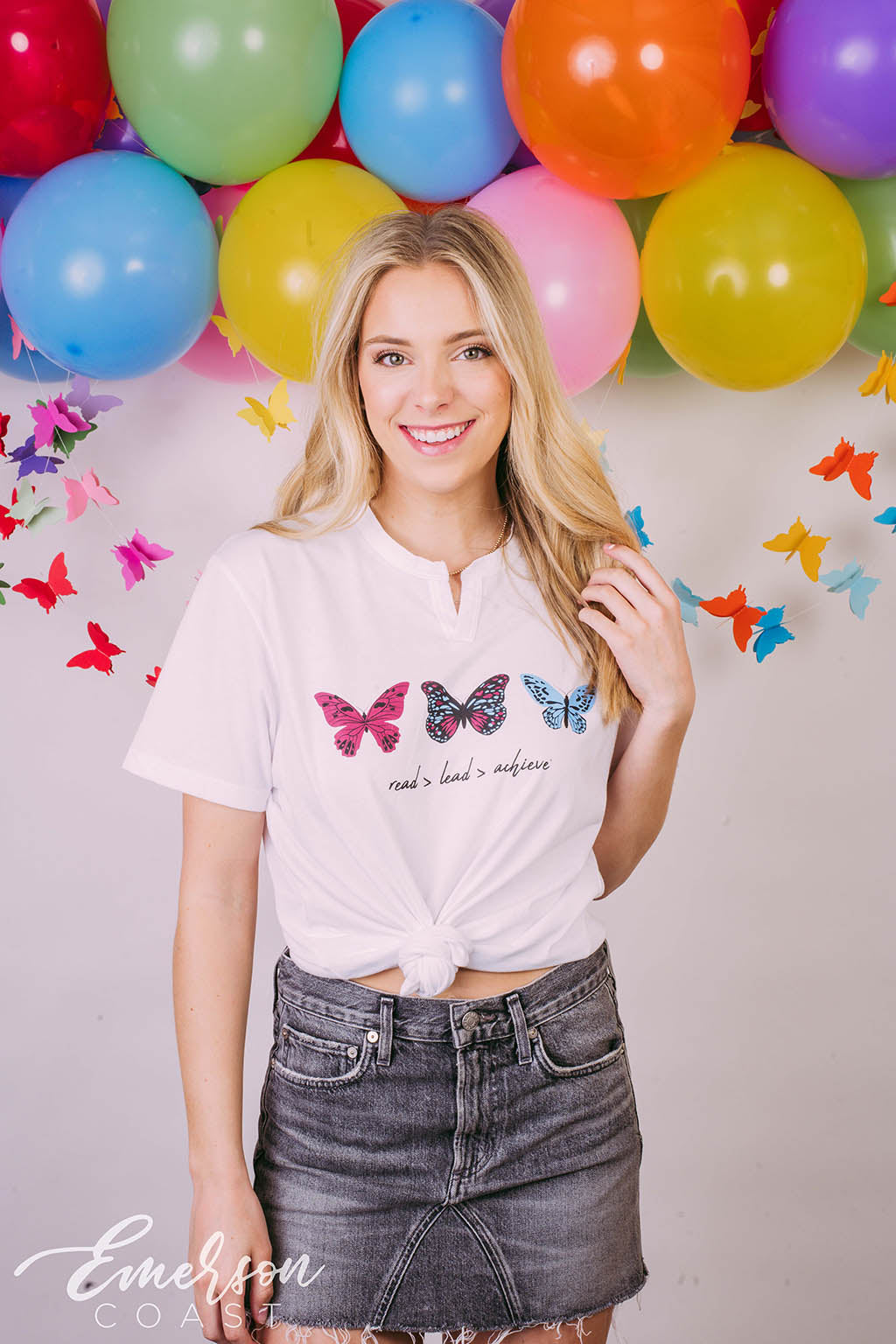 Pi Beta Phi Read Lead Achieve Notch Tee