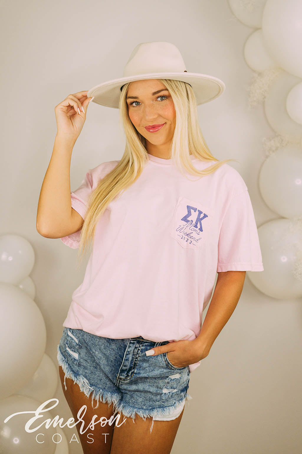 Sigma Kappa Mom's Weekend Pink Tee