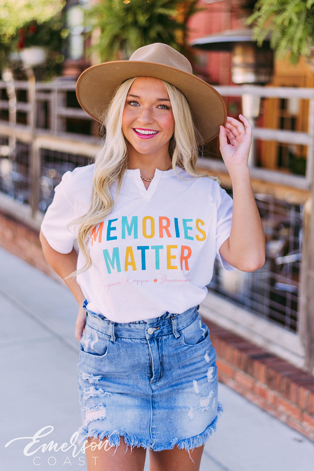 Sigma Kappa Memories Matter Notch Tee
