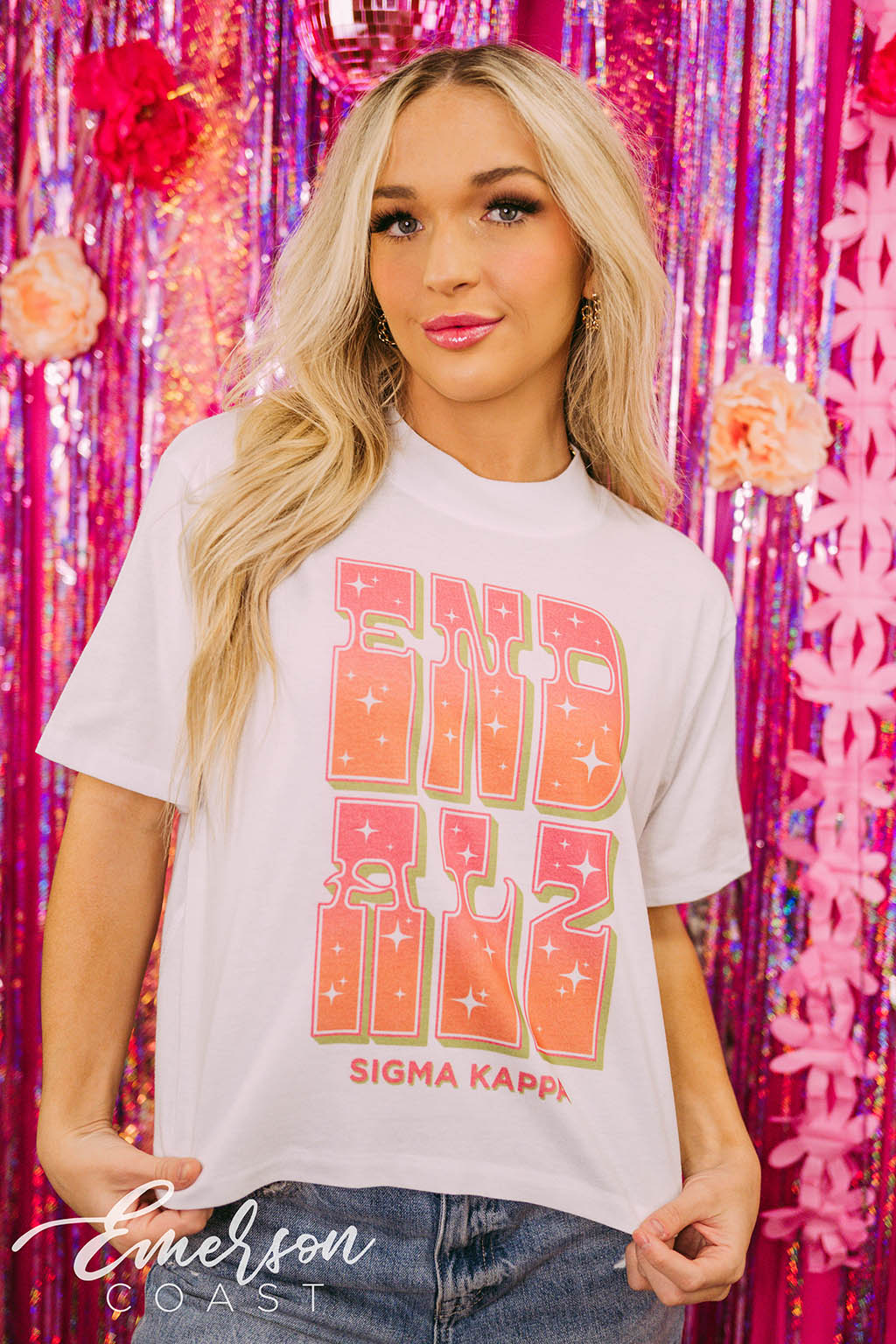 Sigma Kappa Philanthropy End Alz Boxy Tee
