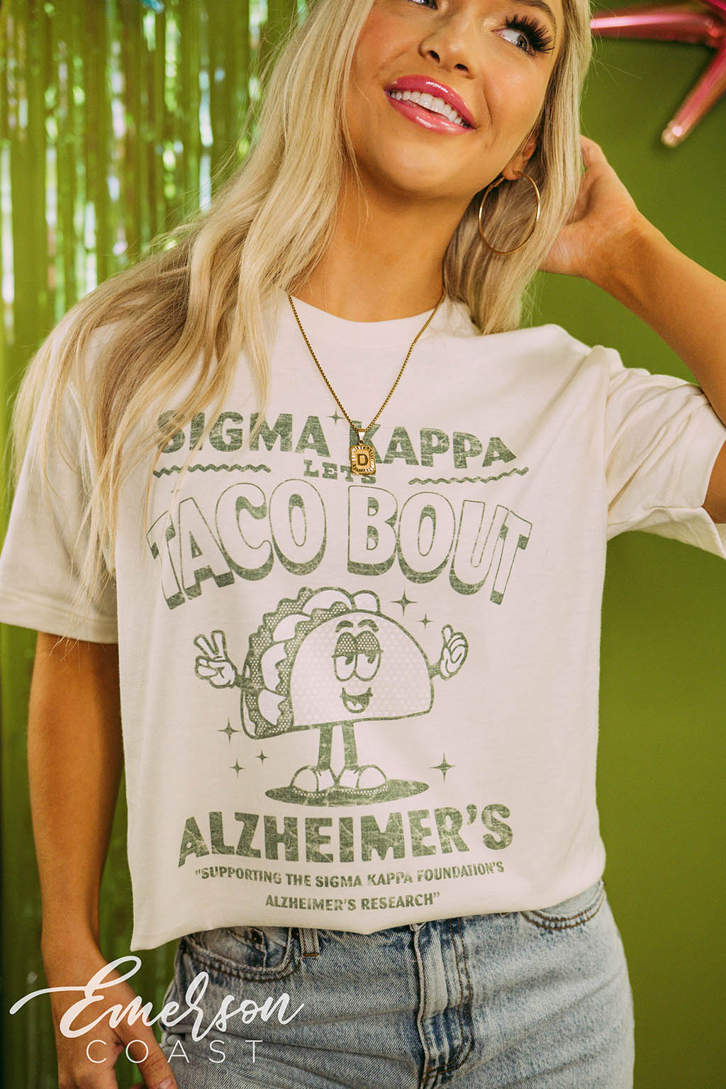 Sigma Kappa Philanthropy Taco Bout Alzheimers Tee