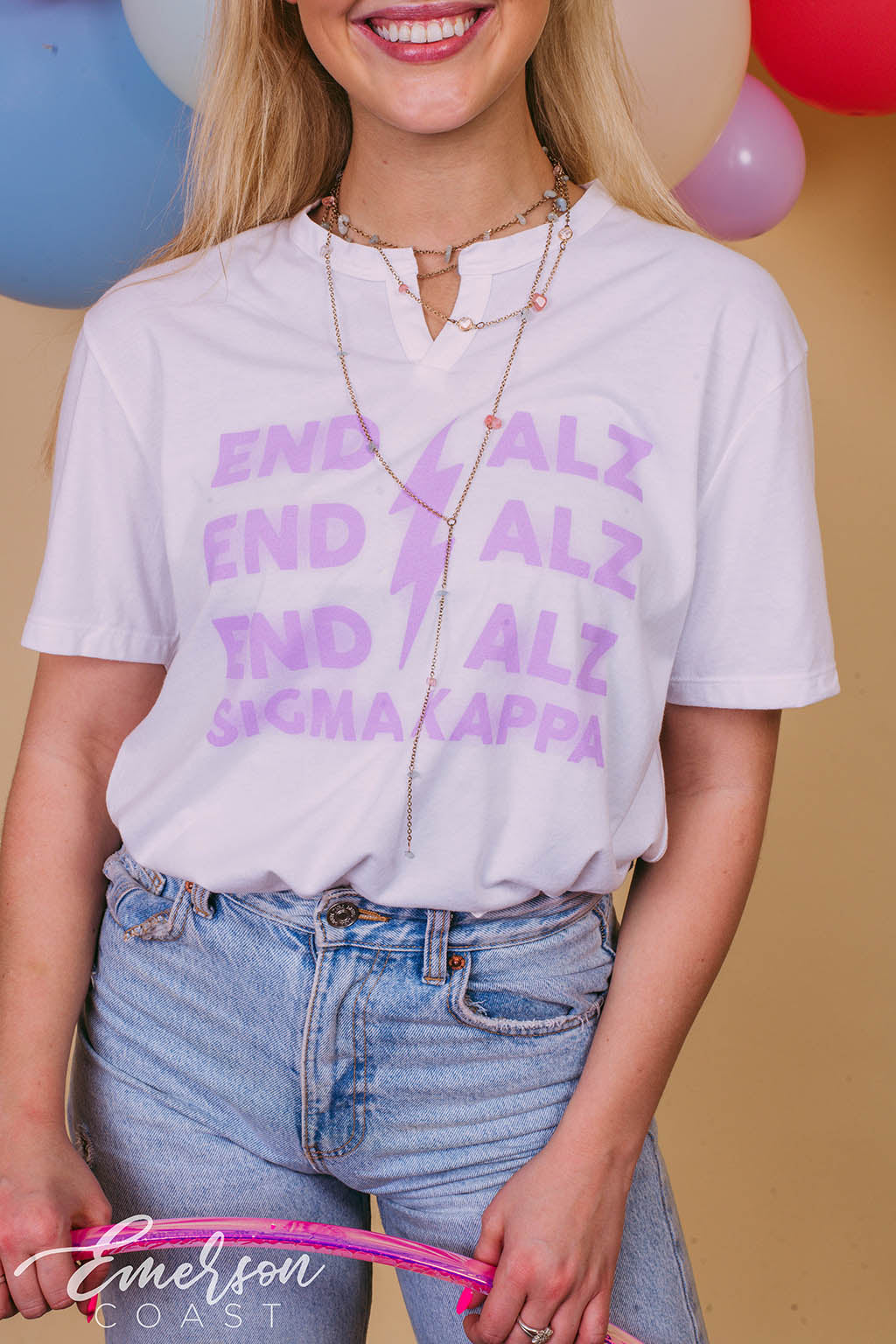 Sigma Kappa End Alzheimer's Notch Tee