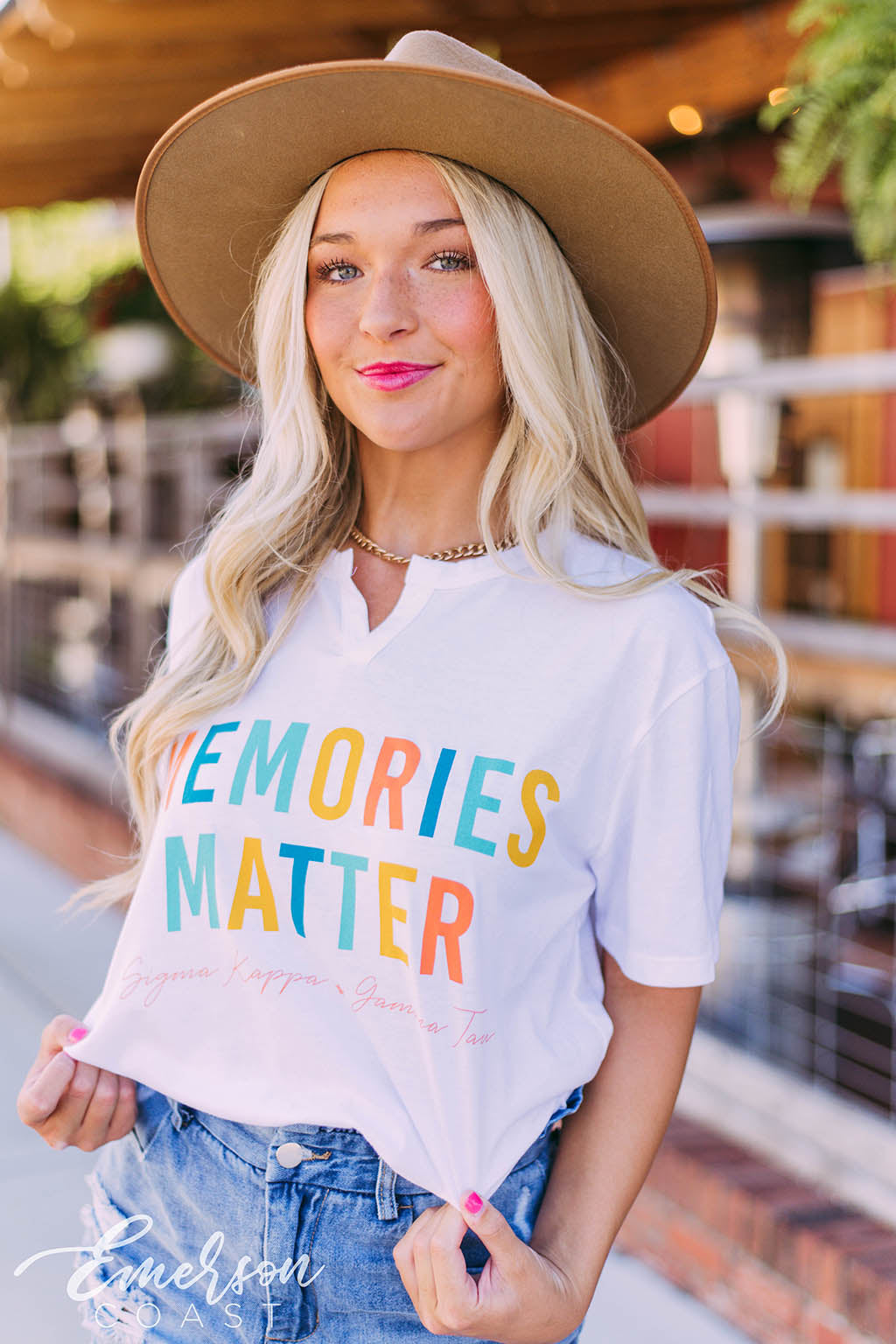 Sigma Kappa Memories Matter Notch Tee