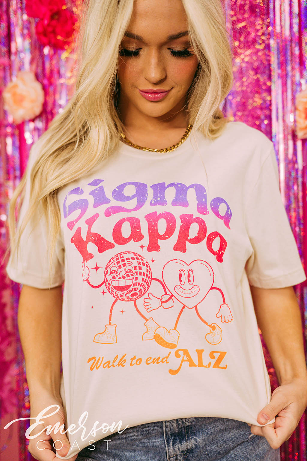 Sigma Kappa Philanthropy Walk To End Alz Tee