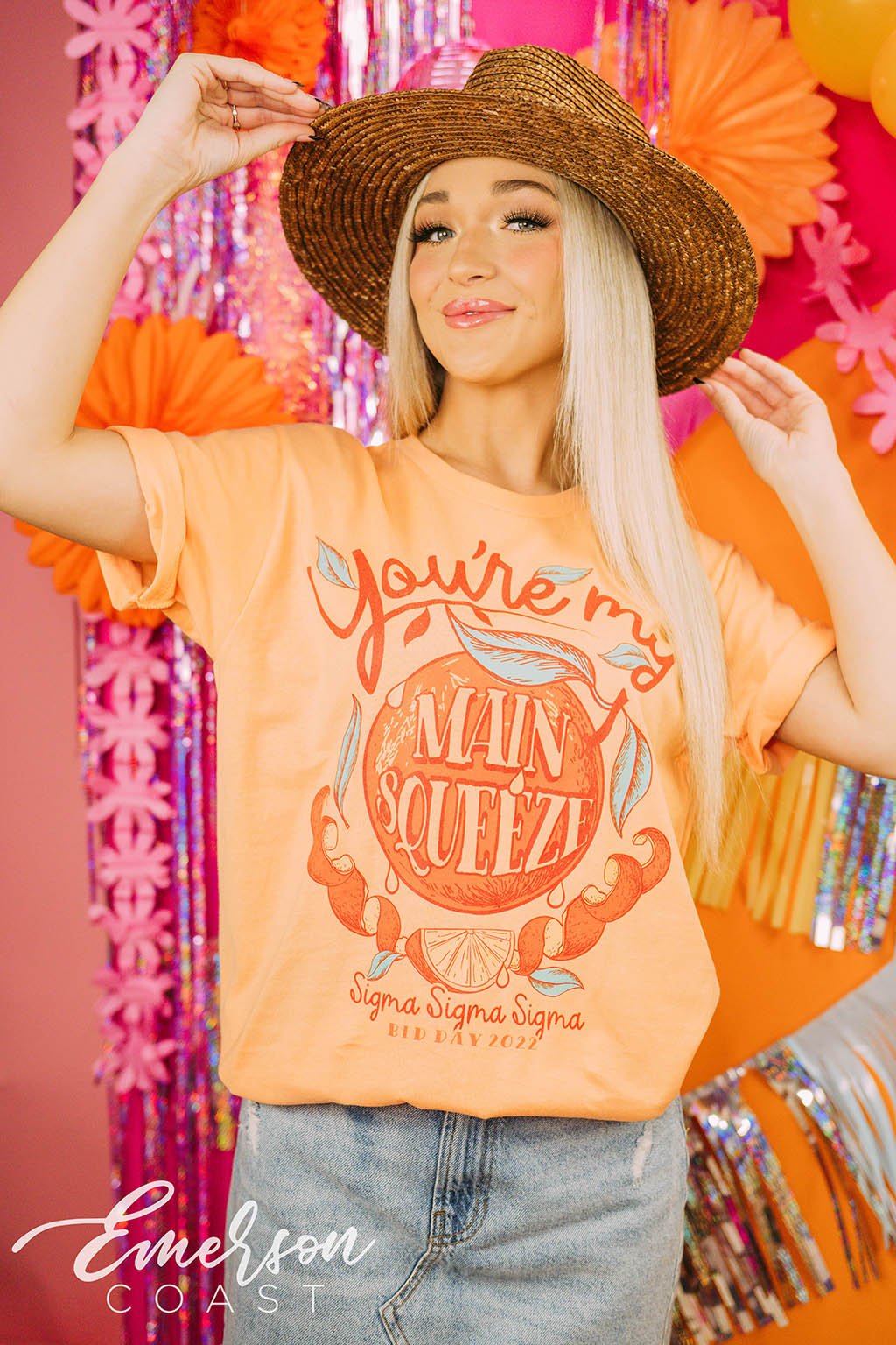 Sigma Sigma Sigma Bid Day You're My Main Squeeze Tee