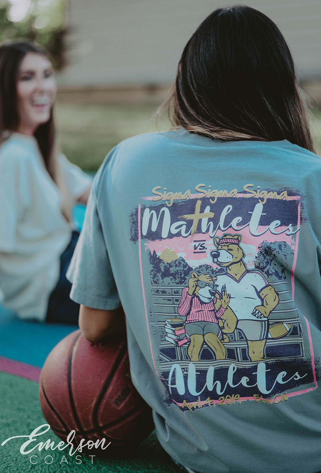 Sigma Sigma Sigma Mathletes V. Athletes T-shirt
